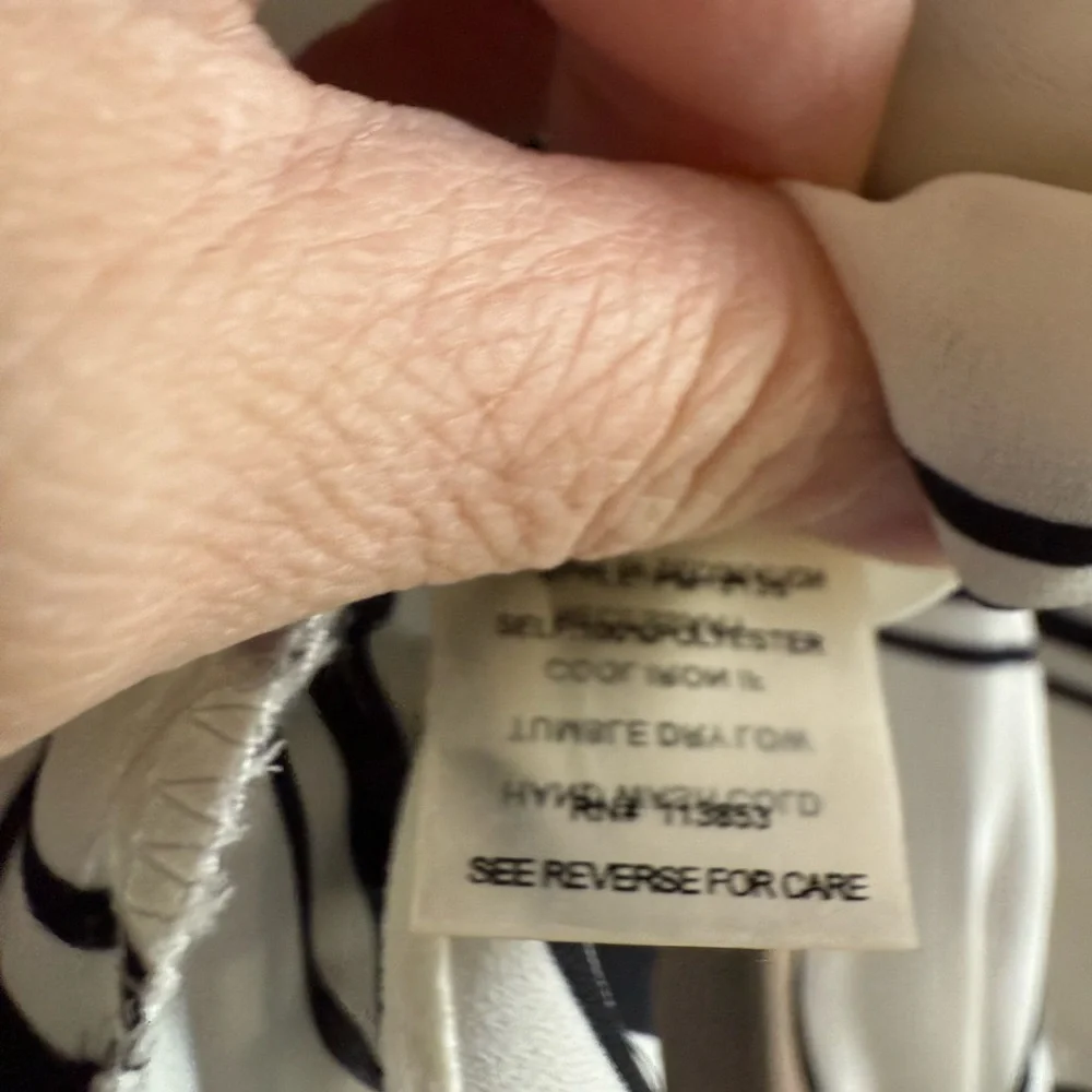 Pure Sugar Windowpane Plaid Cross Front Blouse - Picture 3 of 7